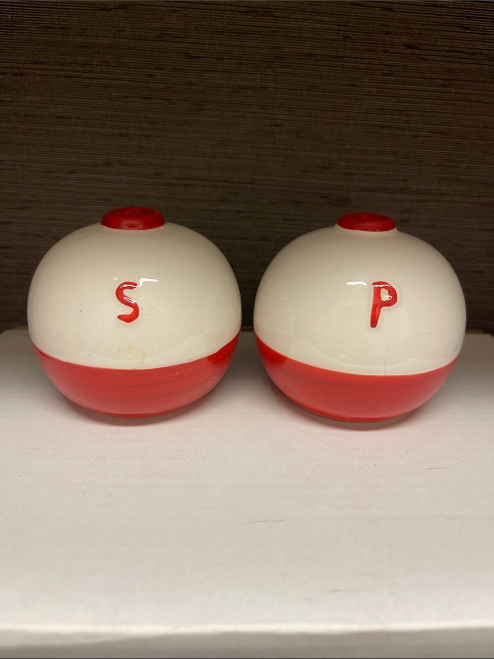 Fishing Bobber salt & Pepper shakers